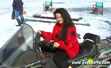 Snowmobiling