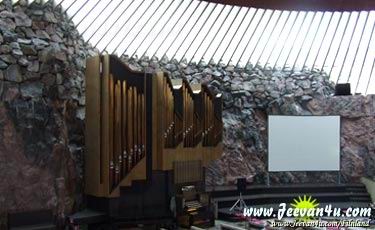 The magnificent pipe organ at the church