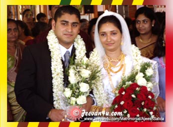 Mr.Ajeesh + Mrs.Salvia