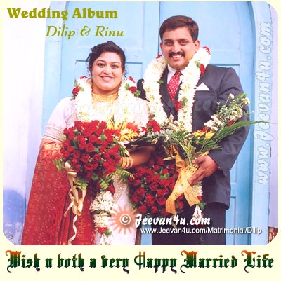 Mr. Dilip Ponnattu & Mrs. Rinu Pandicheryil