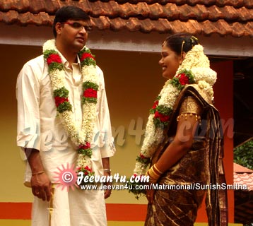 Sunish Smitha Marriage